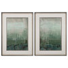 Sterling Industries Emerald Sky I, II Limited Edition 32x24 Rectangular Wall Art