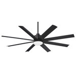 Minka Aire - Minka Aire Slipstream Led 65``Ceiling Fan F888L-CL - 65``Ceiling Fan from Slipstream Led collection in Coal finish. Number of Bulbs 1. Max Wattage 18.00