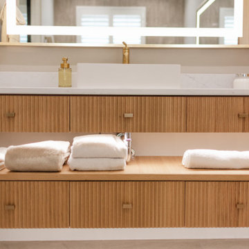 Lux Modern Spa Master bathroom