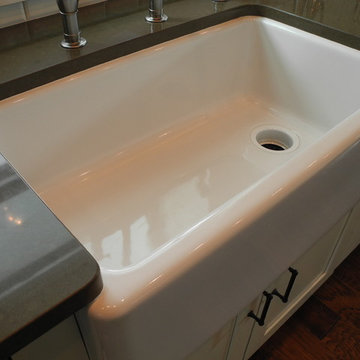 sink drain off center
