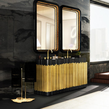 Luxury Bathroom fixtures.