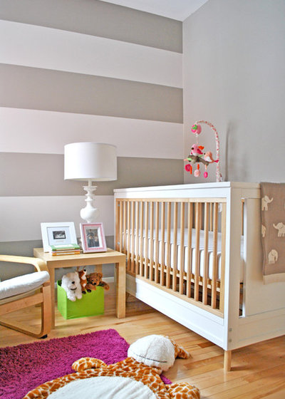 Современный Комната для малыша Baby Girl Nursery