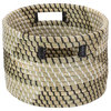 3-Piece Traditional Nesting Wicker Basket Set