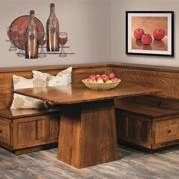 Amish Newport Breakfast Nook Dining Set