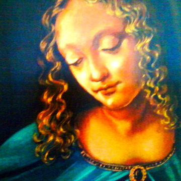 'Madonna Of The Rocks' reproduction