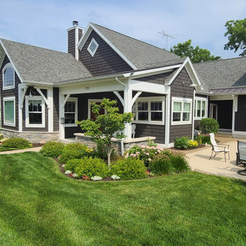 New home on small corner lot with curb appeal