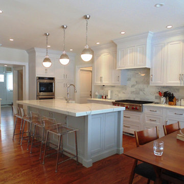 L-Shaped Traditional Kitchen Remodel - Millburn, NJ