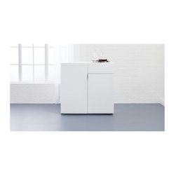 swig white mini bar | CB2 - Storage And Organization