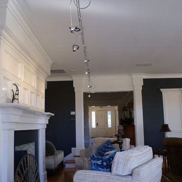 French Country Living Room in Hunt Country VA