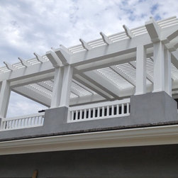 Newport Beach Vinyl Structural Pegola - Gazebos