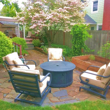 Liz's Rustic Outdoor Entertainment Makeover