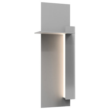 Backgate 20" Right LED Sconce, Textured Gray
