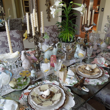 Easter tablescape