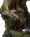 Alpine Tree Trunk Fountain With LED Lights, 39" Tall