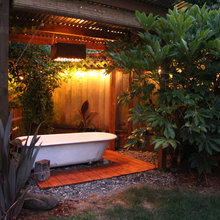 outdoor bath