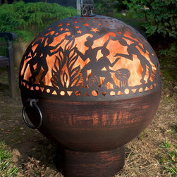 Fire Bowl with Fire Party Dome - Fire Pits