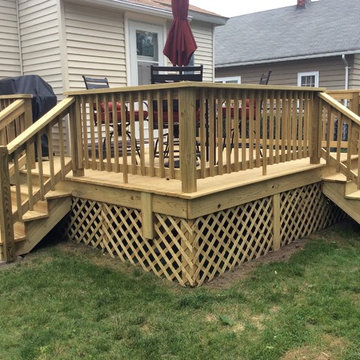 Deck Remodel Backyard - Worcester MA