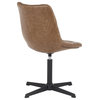 Lumisource Quad Chair With Black And Light Brown Finish DC-QUAD BKLBN