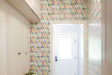 Example of a transitional home design design in Other