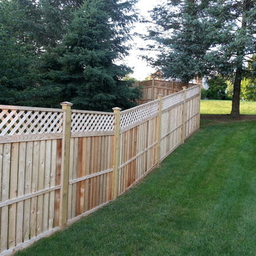 Red Cedar framed fence