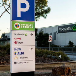 Glen Waverley Shopping Centre Wayfinding Signage - Outdoor Products