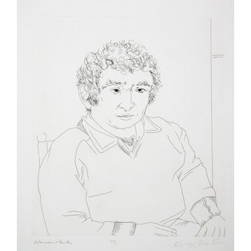 Knox Martin, Norman Mailer, Etching by both Knox Martin and Norman Mailer