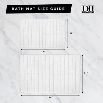 White Large Oval Crochet Bath Mat