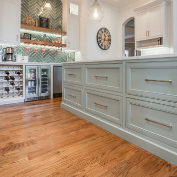 Button Wood ⎸ Kitchen + Dining Room + Wet-bar + Pantry + Mudroom + Laundry Room