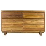 Teak Me Home - Benett Dresser, Natural Finish, Solid Reclaimed Teak Wood - 100% Solid Reclaimed Teak Wood