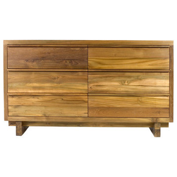 Benett Dresser, Natural Finish, Solid Reclaimed Teak Wood