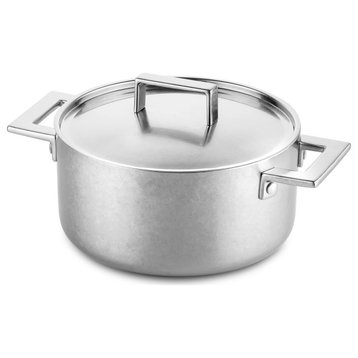 Attiva Pewter Casserole Dish Dual Handles 8" Dia