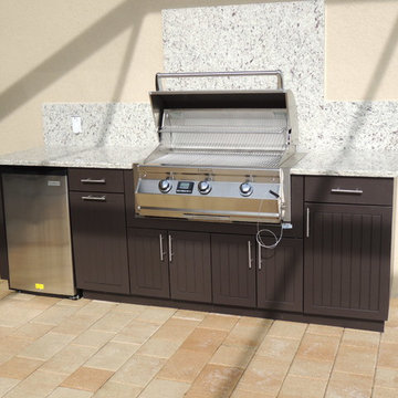 Weatherproof Polymer Cabinetry in Southwest FloridaOutdoor Kitchen - Naples, Fl