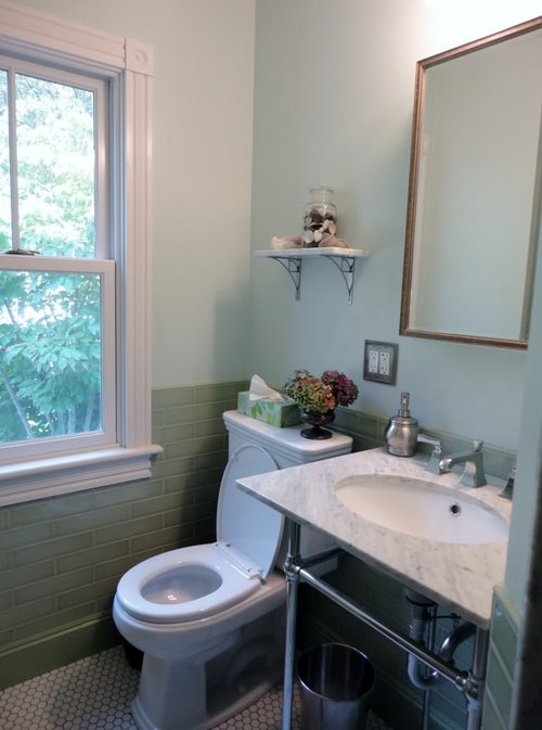 Vintage Powder Room Reno Pix