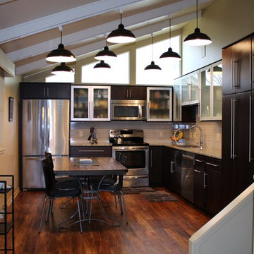 Sloped Ceiling Kitchen