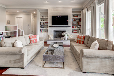 Living room photo in Austin