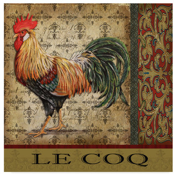 Jean Plout 'Vintage Le Coq 1' Canvas Art