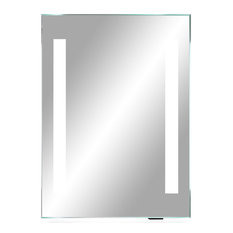 50 Most Por Contemporary Bathroom Mirrors For 2018 Houzz Impeccable Iii Led Lighted Bathroom Vanity Mirror Mirrors