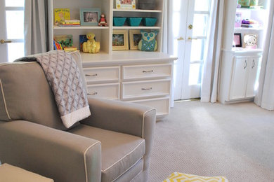 Minimalist kids' room photo in Atlanta