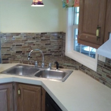 Tile backsplash