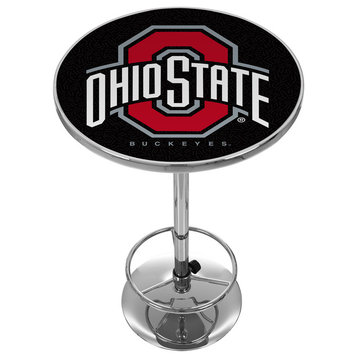 Bar Table - Ohio State University Logo Black Bar Height Table