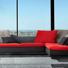 grey and red
