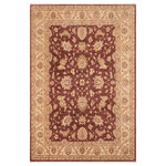 Bareens Designer Rugs - Oriental Ziegler Ashlee Brown Beige Hand-Knotted Wool Rug - 8'2'' x 9'7'' - Enhance the ambiance of your home with this magnificent Persian-influenced Turkish hand-knotted rug made by skilled artisans capable of creating the most exceptional vegetable dyes and hand-spun wool. This exquisite handmade rug is a one-of-a-kind Peshawar Kafkaz, otherwise identified as Chobi, Chobi Peshawar, Oushak, or Ziegler rug. These handmade rugs are crafted in Pakistan utilizing superior-quality wool imported from Australia, New Zealand, and Korea in two types of weaves: the Persian weave and the Mori weave. This rug is meticulously crafted by hand using the finest natural vegetable dyes extracted from local plants. The artisans use a blend of hand-spun local and fine merino wool, resulting in a rug with a compelling texture, higher lanolin content, and longer staple. The artisans occasionally incorporate natural or artificial silk into the pile to enhance specific motifs. The finished product is an awe-inspiring execution of flawless design and an understated palette that exudes elegance.