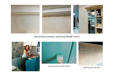 furniture painting and decorative plaster