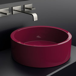 Stainless Steel De Coste Modern Vessel Sink - Bathroom Sinks