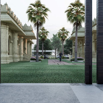 Hindu temple of Atlanta Design by ArchitectureDesigning.com
