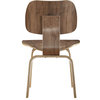 Isaac Dining Wood Side Chair - Walnut