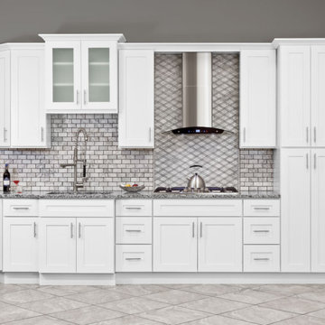 Alpina White Kitchen Cabinets