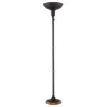 Lite Source - Lite Source LS-82933 Malibu - 70" 30W 1 LED Torchiere Lamp - Malibu 70" 30W 1 LED Torchiere Lamp Dark Bronze Black Metal ShadeLed Torch Lamp, Dark Bronze/Metal Shade, Led Panel 30W.Shade Included: yesDark Bronze Finish with Black Metal ShadeLed Torch Lamp, Dark Bronze/Metal Shade, Led Panel 30W.  Shade Included: yes. *Number of Bulbs: 1 *Wattage: 30W * BulbType: LED *Bulb Included: Yes *UL Approved: Yes