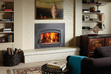Arts and crafts living room photo in Other