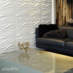 WallArt Waves-design - Wallpaper